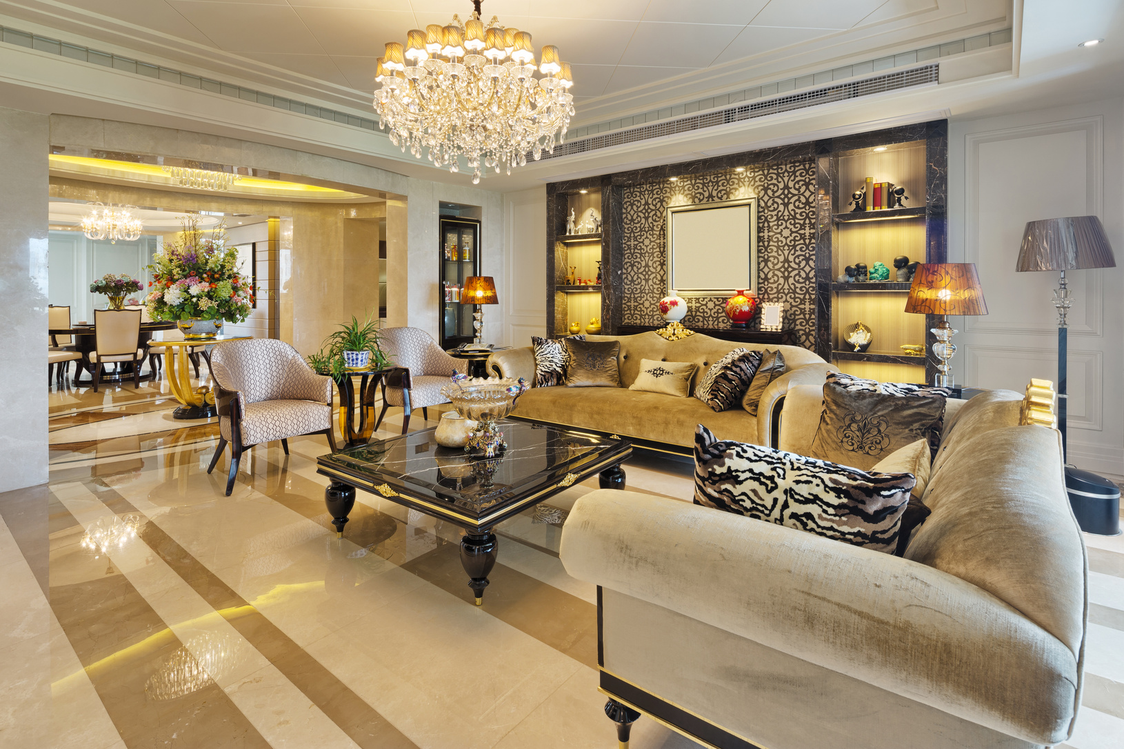 luxury living room interior